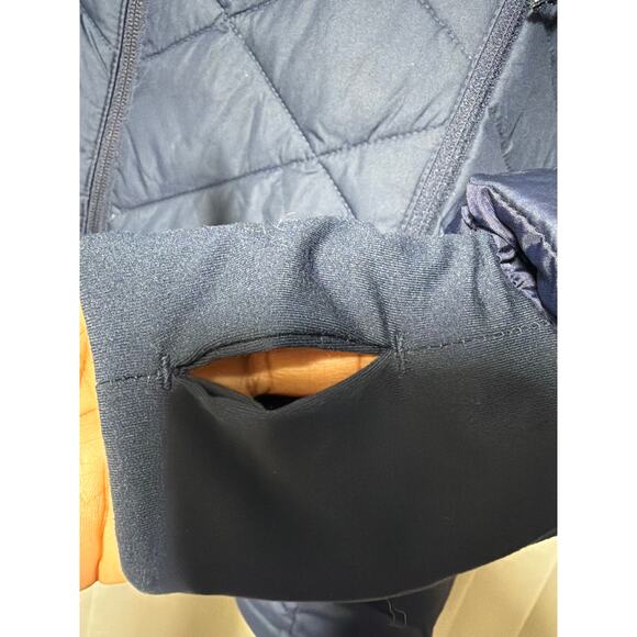 Columbia Heavenly Long Hooded Jacket Size L Navy Blue Great Condition - Picture 8 of 14